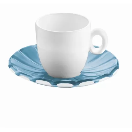 Set 6 tazzine caff? grace azzurro mare - Guzzini