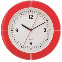 Orologio i-clock rosso trasparente - Guzzini