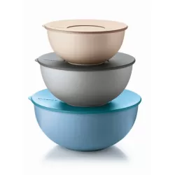 Set 3 contenitori con coperchi everywhere multicolor - Guzzini