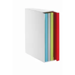 Set 4 taglieri con raccoglitore cooking book multicolor - Guzzini