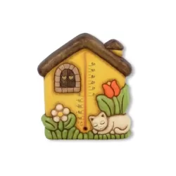 Termometro casetta e gattino - Thun