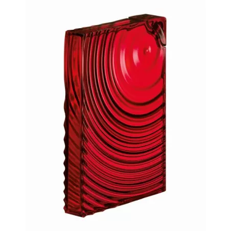 Borraccia ripples rosso trasparente - Guzzini