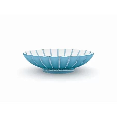 Centrotavola/fruttiera grace azzurro mare - Guzzini