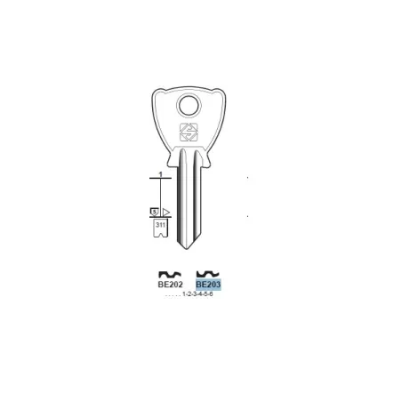 Chiave, Beta - BE203 - Silca