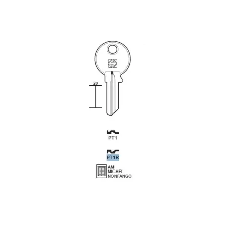 Chiave, Potent - PT1R - Silca