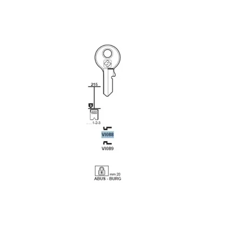 Chiave, Viro - VI088 - Silca