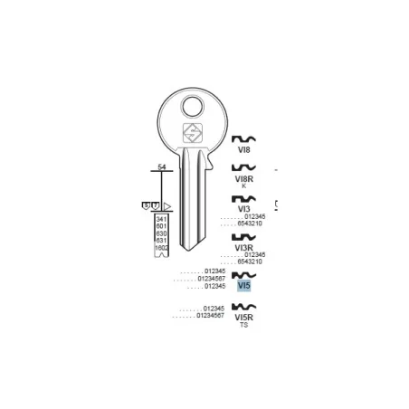 Chiave, Viro - VI5 - Silca