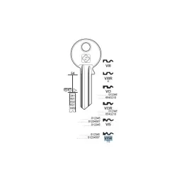 Chiave, Viro - VI5R - Silca