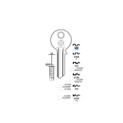 Chiave, Viro - VI8 - Silca