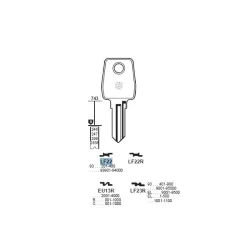 Chiave, Lowe & Fletcher - LF122 - Silca