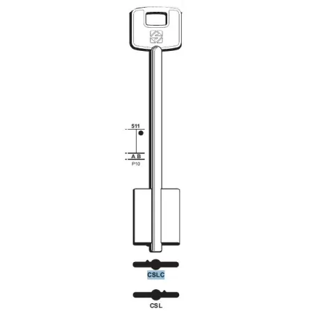 Chiave doppia mappa, Cisa - CSLC - Silca