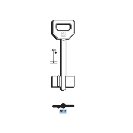 Chiave doppia mappa, Fiam - 5FI13 - Silca