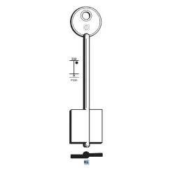 Chiave doppia mappa, Kassel - KL - Silca