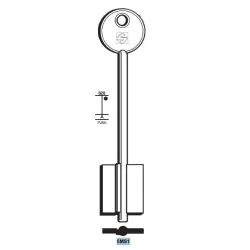 Chiave doppia mappa, Safe - 5MS1 - Silca