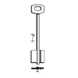Chiave doppia mappa, Securemme - EM - Silca