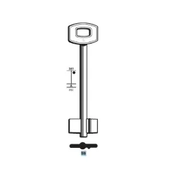 Chiave doppia mappa, Securemme - SB - Silca