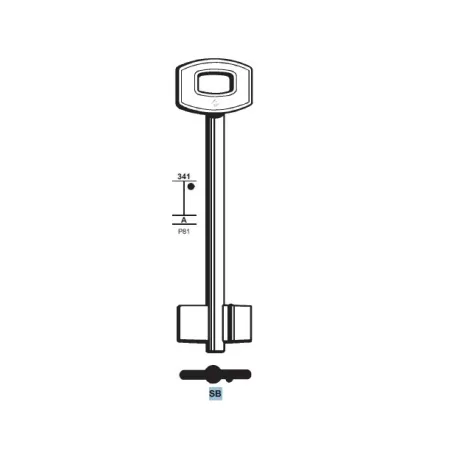 Chiave doppia mappa, Securemme - SB - Silca