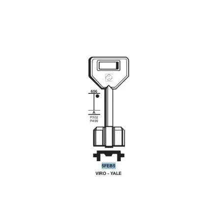 Chiave pompa, Feb - 5FEB5 - Silca