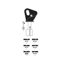 Chiave pompa, Mottura - MT4P - Silca