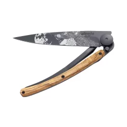 Coltello Deejo Olive Wood Howling - Deejo
