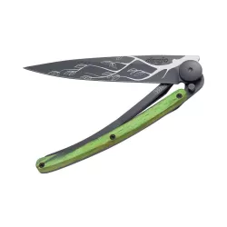 Coltello Deejo Green Beech Wood Tree - Deejo