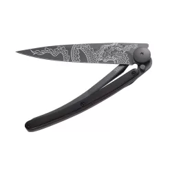 Coltello Deejo Black Japanese Dragon - Deejo
