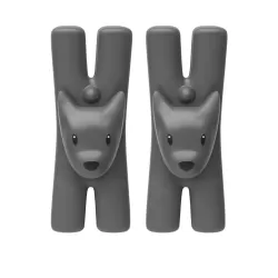 Giampo, Set 2 mollette nero - Alessi