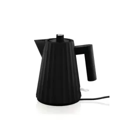 Plissè, Bollitore elettrico Lt.1, Nero - Alessi