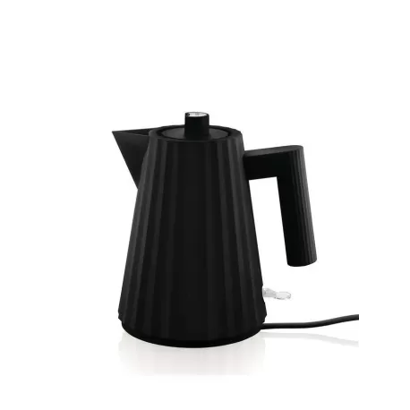 Plissè, Bollitore elettrico Lt.1, Nero - Alessi