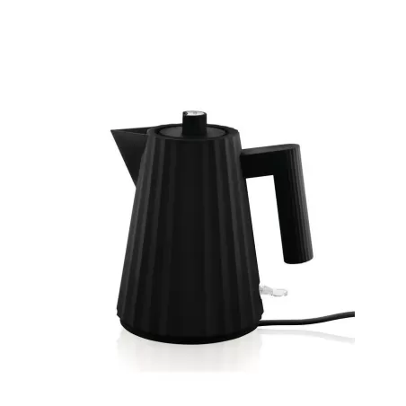 Plissè, Bollitore elettrico Lt.1, Nero - Alessi