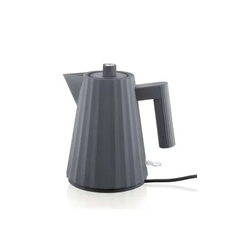 Plissè, Bollitore elettrico Lt.1, Grigio - Alessi