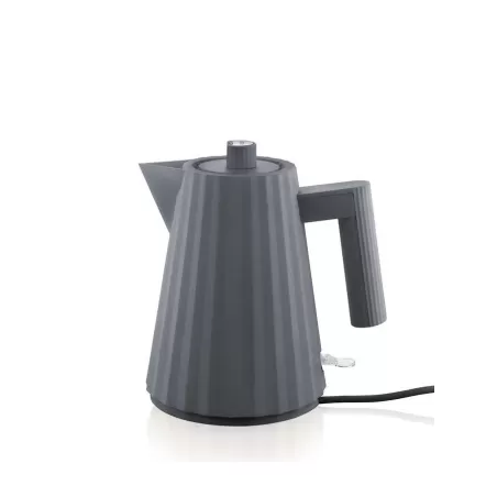 Plissè, Bollitore elettrico Lt.1, Grigio - Alessi