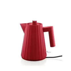 Plissè, Bollitore elettrico Lt.1, Rosso - Alessi