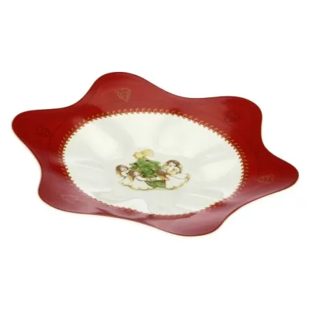 Piatto a forma di stella Dolce Natale grande - Thun