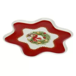 Piatto a forma di stella Dolce Natale - Thun