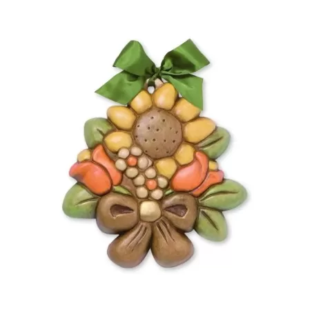 Formella gran. Mazzo fiori con fiocco - Thun