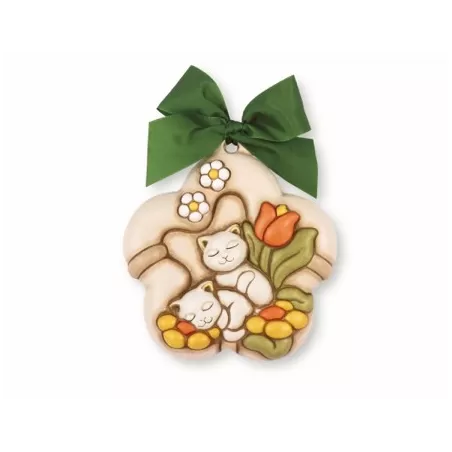 Coppia di gattini con tulipano - Thun