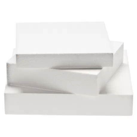 Quadrato in polistrolo Cm. 35x35x5 h. - Decora