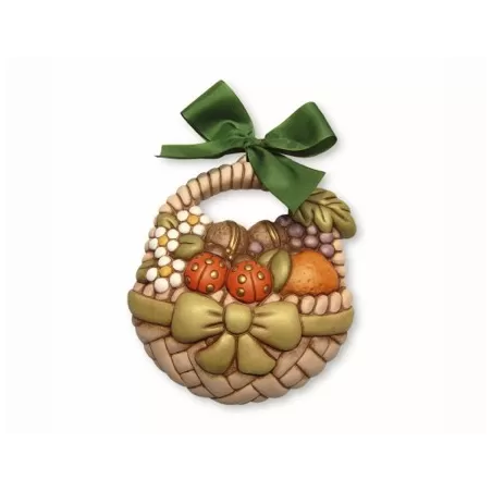 Formella cesto con coccinelle - Thun