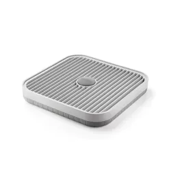 Scolapiatti/scolatutto flat&drain grigio scuro perlato - Guzzini