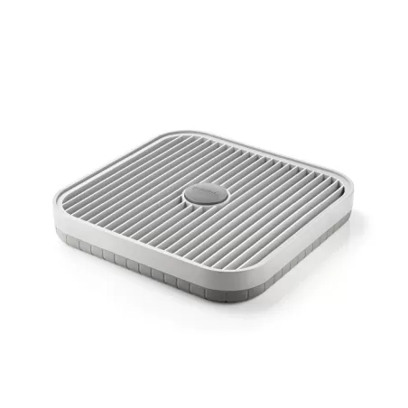 Scolapiatti/scolatutto flat&drain grigio scuro perlato - Guzzini