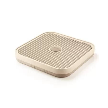 Scolapiatti/scolatutto flat&drain argilla chiaro - Guzzini