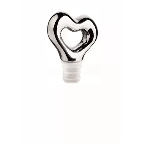 Tappo vino 'love' cromato - Guzzini