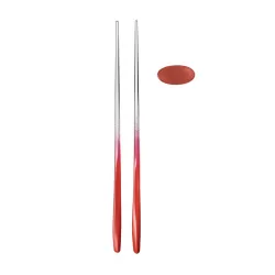 Set 2 coppie bacchette con supporti 'my fusion' rosse - Guzzini