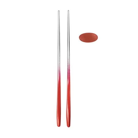 Set 2 coppie bacchette con supporti 'my fusion' rosse - Guzzini