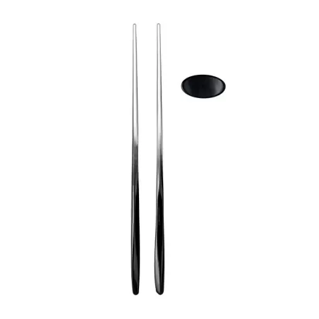 Set 2 coppie bacchette con supporti 'my fusion' nero - Guzzini