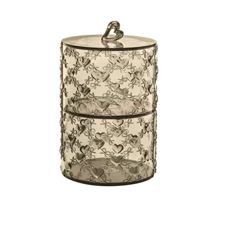 Set 2 contenitori impilabili 'love' sabbia - Guzzini