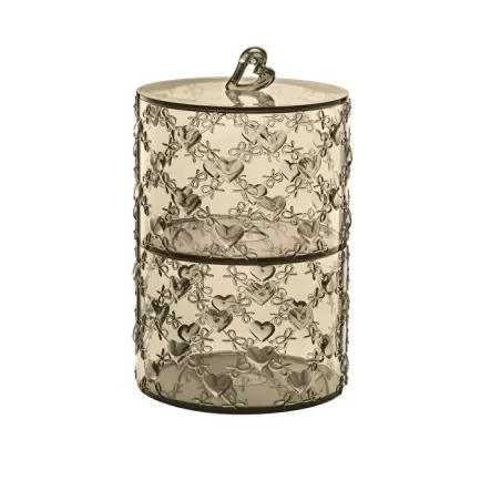 Set 2 contenitori impilabili 'love' sabbia - Guzzini