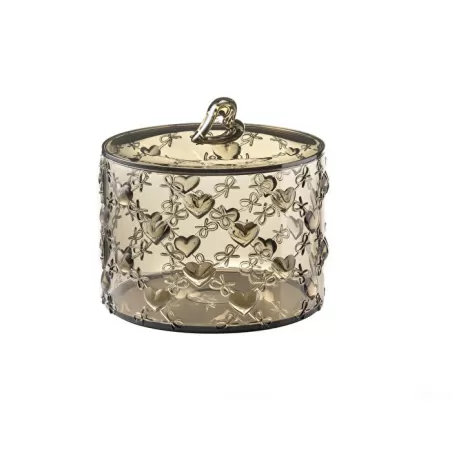 Contenitore grande con coperchio 'love' sabbia - Guzzini