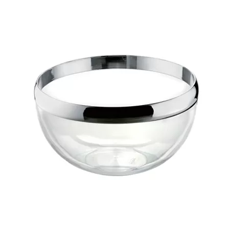 Contenitore/24 trasparente 'look' cromato - Guzzini